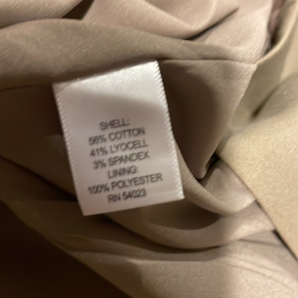 EUC Women’s Khaki Banana Republic A-Line skirt size 6 - Picture 5 of 6